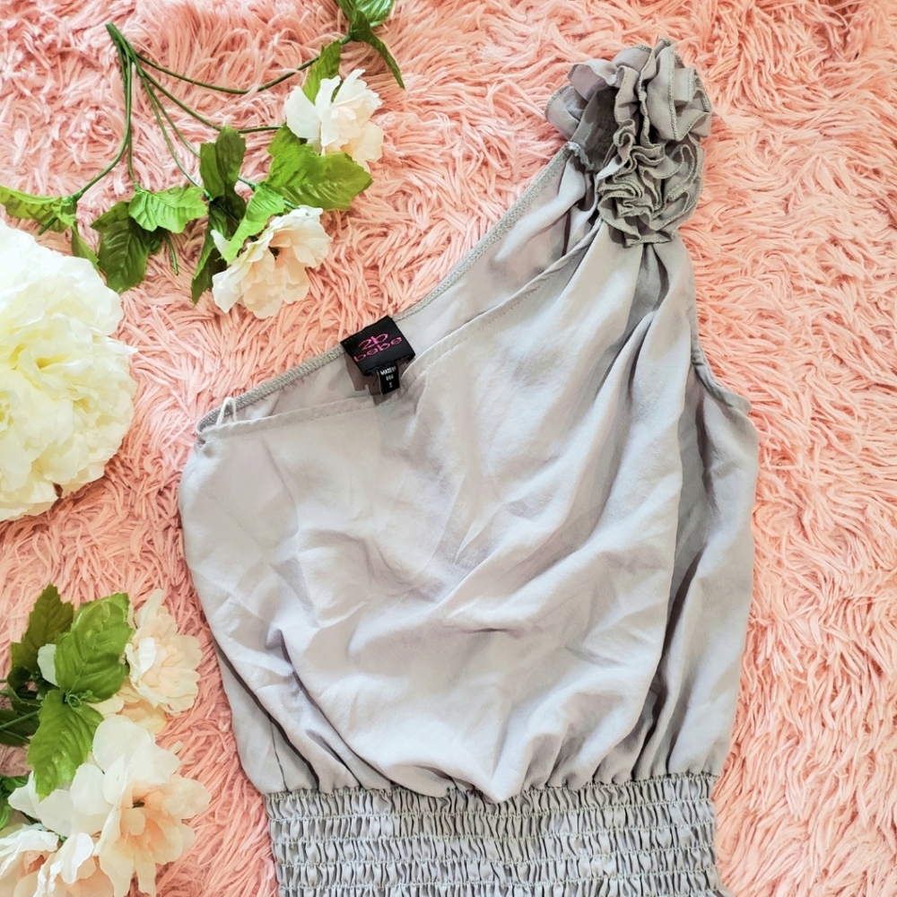 Bebe one shoulder  top